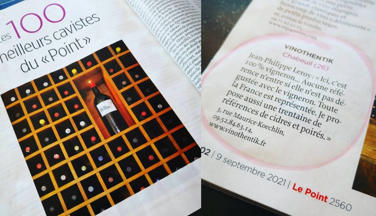 Les 100 meilleurs cavistes de FRance