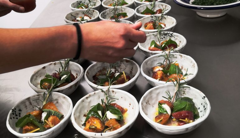 Prépa repas GRASBON chez Vinothentik